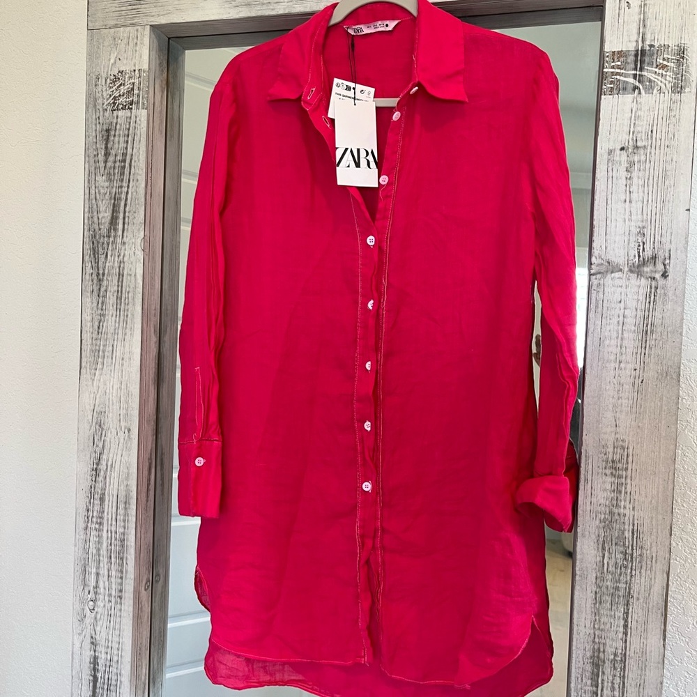Zara linen top